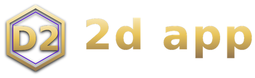 2d app logo